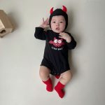 【66-90cm】ロンパース ベビー ハロウィン キュート デーモン - 画像 (6)