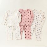 【73-120cm】セットアップ 女の子 蝶結び/ハート 着せやすい - 画像 (3)