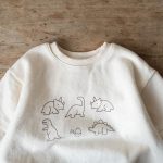 【66-90cm】ロンパース ベビー 恐竜柄 シンプル - 画像 (7)
