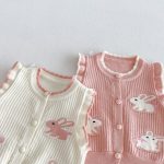 【80-110cm】ベスト 女の子 キュート ウサギ - 画像 (15)
