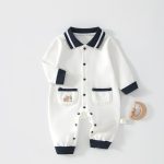 【66-90cm】ロンパース ベビー ペット柄 セーラー - 画像 (4)