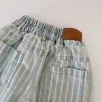 【80-120cm】パンツ キッズ レトロ デニム ストレート - 画像 (5)