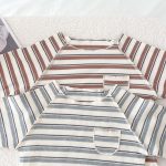 【80-130cm】セットアップ キッズ カジュアル ボーダー - 画像 (19)