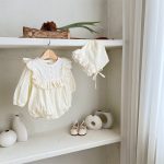 【66-100cm】ロンパース ベビー プリンセス フリル - 画像 (7)