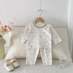 【73-110cm】セットアップ ベビー フラワー柄 快適 - 画像 (4)