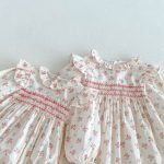 【66-130cm】ロンパースorワンピース 女の子 姉妹服 フラワー柄 - 画像 (17)