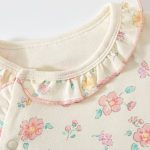 【59-90cm】ロンパース ベビー 柔らか フラワー - 画像 (11)