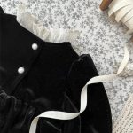 【66-90cm】ロンパース ベビー レース レトロ - 画像 (7)
