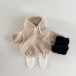 【66-90cm】ロンパース ベビー 帽子付き 暖かい - 画像 (5)