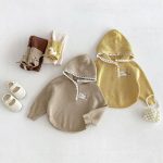 【73-110cm】フーディ＆レギンス ベビー 可愛い 帽子付き - 画像 (3)