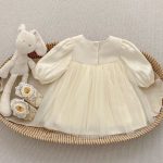 【73-120cm】ワンピース 女の子 ふわふわ メッシュ - 画像 (3)