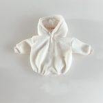 【66-90cm】ロンパース ベビー 帽子付き 暖かい - 画像 (6)