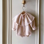 【66-90cm】ロンパース ベビー 透かし編み かわいい - 画像 (6)