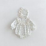 【66-90cm】ロンパース ベビー スウィート 小花柄 - 画像 (7)