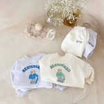 【73-120cm】セットアップ キッズ プリント オシャレ - 画像 (3)