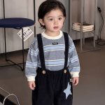 【73-110cm】トレーナーorサロペット 男の子 星柄 ボーダー - 画像 (8)