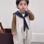 【73-100cm】サロペット＆トップス ベビー ケープ カジュアル - 画像 (5)