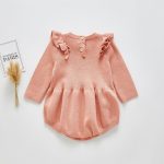 【66-100cm】ロンパース ベビー 暖かい フリル - 画像 (9)
