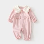 【66-90cm】ロンパース ベビー 蝶結び プリンセス - 画像 (3)