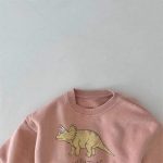 【73-110cm】トップス キッズ 恐竜柄 カートゥーン - 画像 (7)