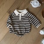 【66-90cm】ロンパース ベビー POLO ボーダー - 画像 (4)