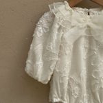 【73-90cm】ロンパース ベビー 蝶結び フリル襟 - 画像 (12)