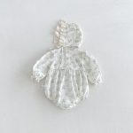 【66-90cm】ロンパース ベビー スウィート 小花柄 - 画像 (8)