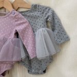 【73-90cm】ロンパース ベビー ドット チュール - 画像 (10)