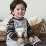 【66-90cm】カバーオール ベビー ボーダー くま - 画像 (5)