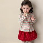 【73-100cm】カーディガンorスカート 女の子 カラフル ボーダー ドット - 画像 (5)