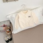 【73-120cm】カーディガンorパンツ 女の子 おしゃれ 蝶結び - 画像 (7)