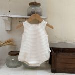 【73-90cm】Tシャツorロンパース ベビー フリル襟 バタフライ - 画像 (7)