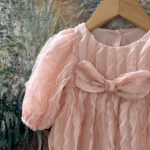 【73-90cm】ロンパース ラウンドネック リボン - 画像 (9)