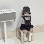 【66-90cm】サロペット ベビー コーデュロイ ドット - 画像 (15)