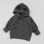 【73-110cm】カーディガン キッズ フード付き ニット - 画像 (16)