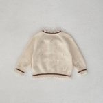 【66-100cm】カーディガン ベビー 手編み フラワー ニット - 画像 (9)
