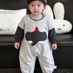 【66-90cm】カバーオール ベビー ぞう かわいい - 画像 (7)