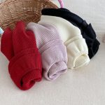 【66-100cm】トップス 女の子 ダブル フリル襟 ニット - 画像 (8)