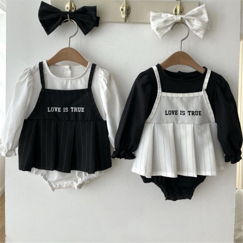 12b19d5c53050f6689ec34fd5376dfb8.jpg 【66-90cm】ロンパース ベビー レイヤード おしゃれ - 画像 (1)