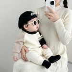 【66-90cm】ロンパース ベビー カラーバリ ドッグ柄 - 画像 (12)