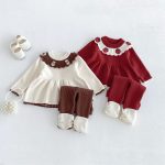 【73-110cm】ワンピース&レギンス 女の子 可愛い イチゴ - 画像 (3)