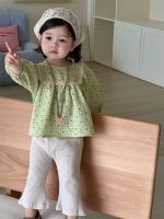【73-100cm】ブラウスorパンツ 女の子 レース 小花柄 リブベル - 画像 (11)