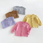 【80-130cm】カーディガン 女の子 ケーブル ニット - 画像 (14)