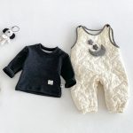 【66-90cm】トップスorカバーオール ベビー 星月 裏起毛 - 画像 (8)