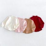 【80-130cm】トップス 女の子 無地 ニット - 画像 (3)