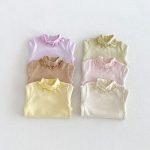【80-130cm】トップス 女の子 ハイネック 無地 - 画像 (12)