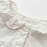 【73-100cm】シャツ＆ロンパース ベビー フリル襟 うさぎ - 画像 (11)