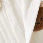 【59-90cm】ロンパース ベビー クマ柄 チェック襟 - 画像 (9)