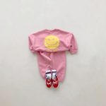 【80-120cm】セットアップ 女の子 スマイル プリント - 画像 (5)