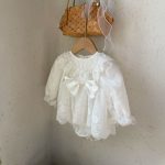 【73-90cm】ロンパース ベビー レース プリンセス - 画像 (5)